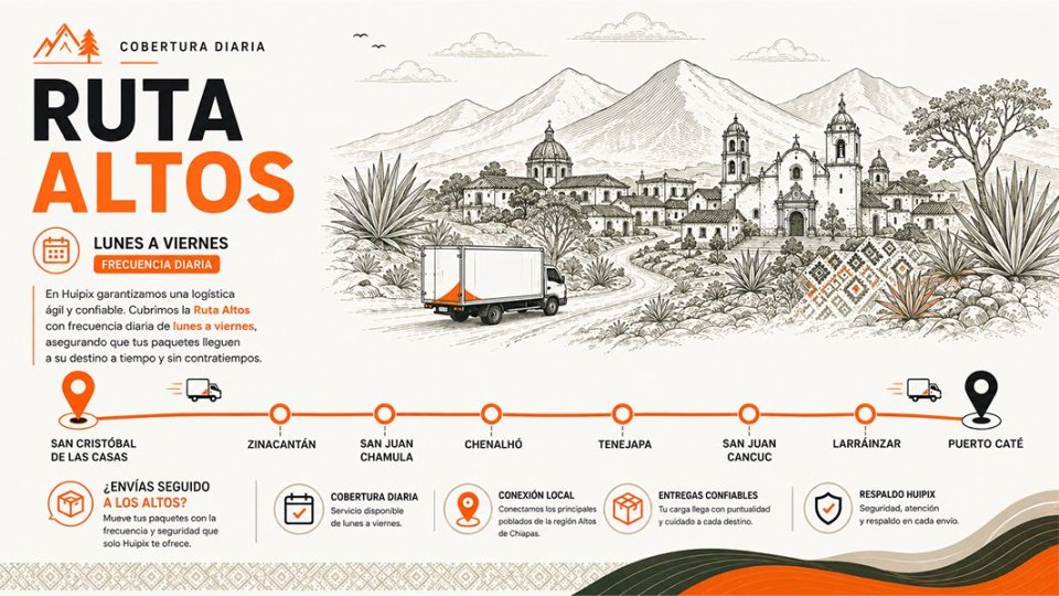Ruta Altos - Huipix Envíos