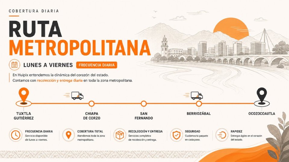 Ruta Metropolitana Huipix Envíos